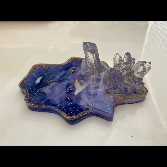 Sliced Agate Style Tray - Picture 3 of 13